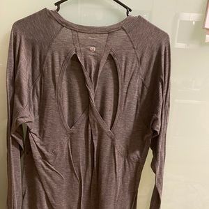 Lululemon Twist Open Back Long Sleeve
